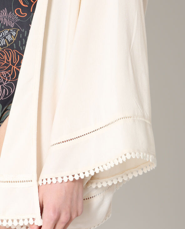 Kimono fluide vieux rose - Pimkie