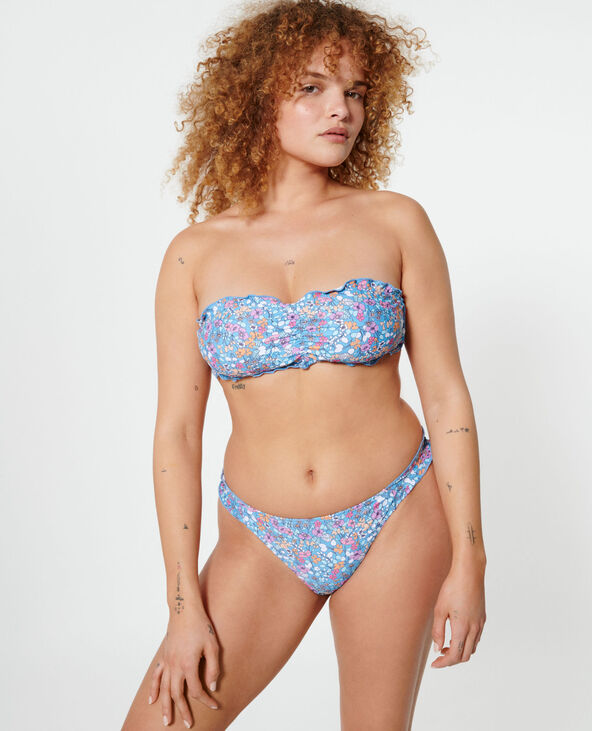 Maillot bandeau bleu online