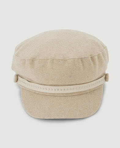Casquette de marin cloutée écru - Pimkie