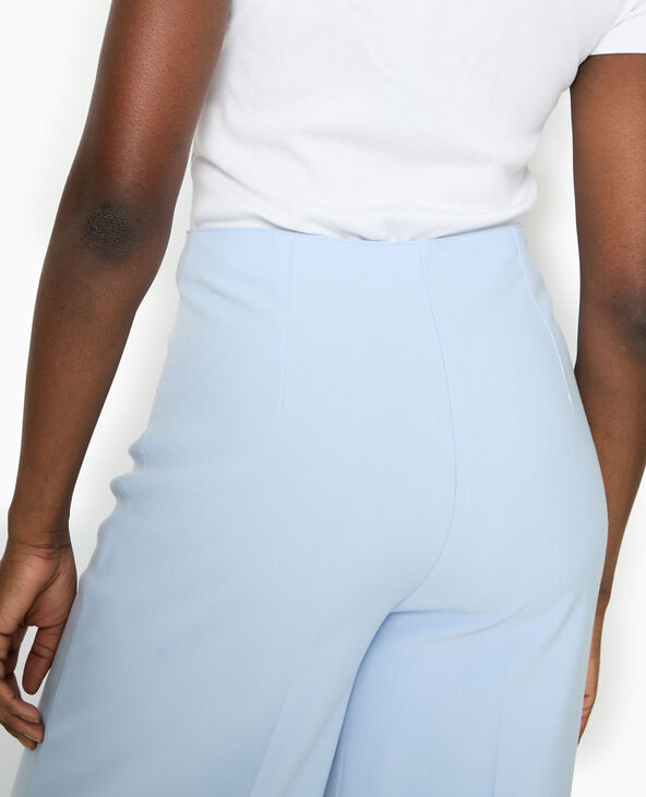 Pantalon large avec pinces bleu - Pimkie
