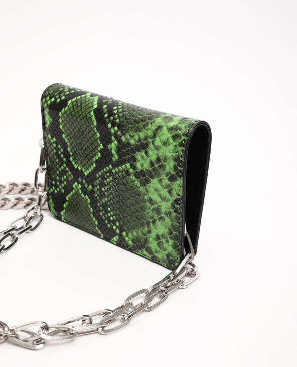 Porte-monnaie avec chaînes vert - Pimkie