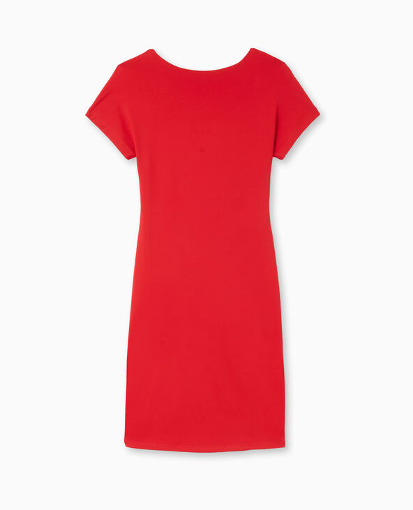 Robe courte avec dos ouvert rouge - Pimkie