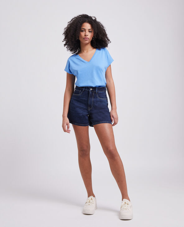 Short jean taille haute new arrivals