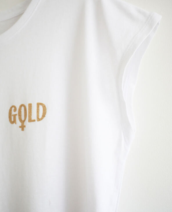T-shirt à manches courtes blanc - Pimkie