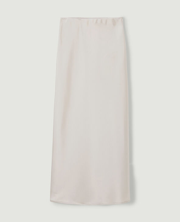 Jupe hot sale satin blanche
