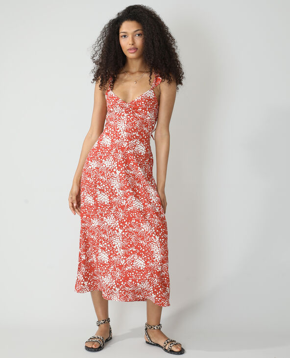 Robe longue marron - Pimkie