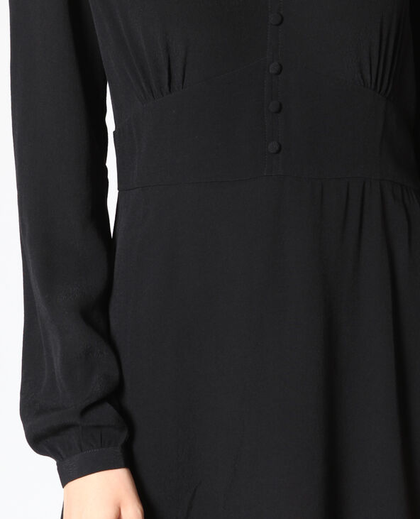 Robe à manches longues noir - Pimkie