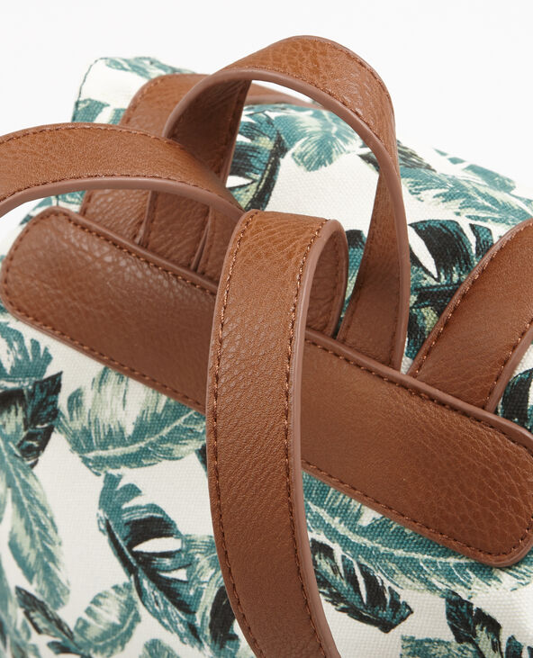 Sac à dos tropical blanc - Pimkie