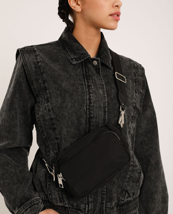 Veste en jean délavée gris foncé - Pimkie