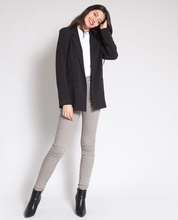 Blazer uni noir - Pimkie