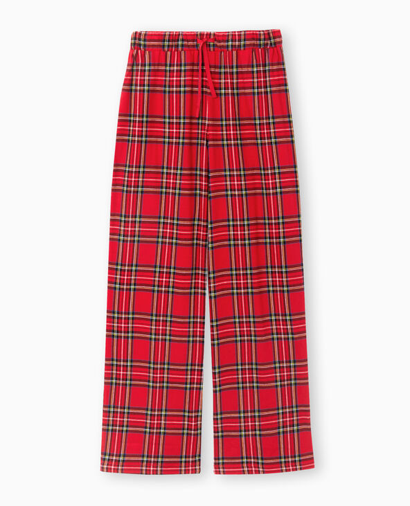 Pantalon de pyjama à carreaux rouge - Pimkie