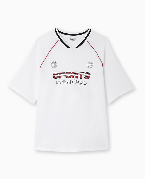 Maillot de foot oversize blanc - Pimkie