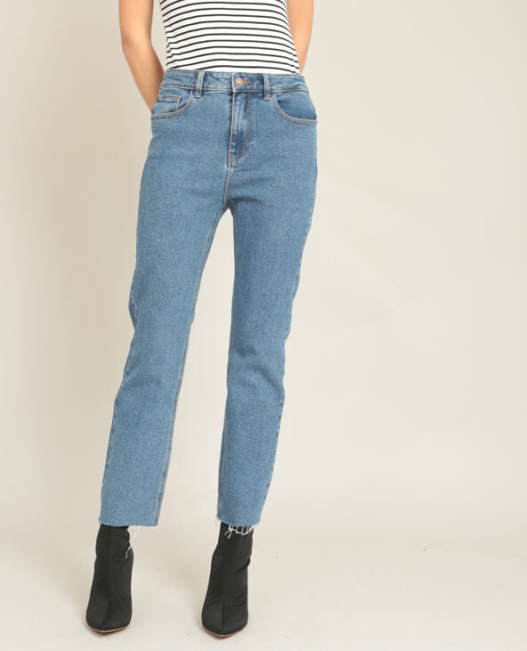 Jean droit bleu marine - Pimkie