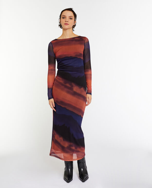Robe longue en tulle rouge - Pimkie