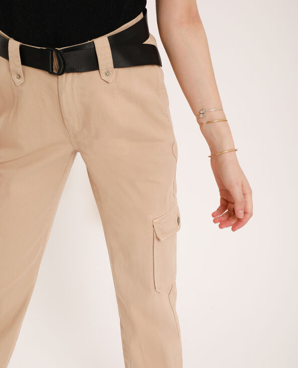 Pantalon cargo beige - Pimkie
