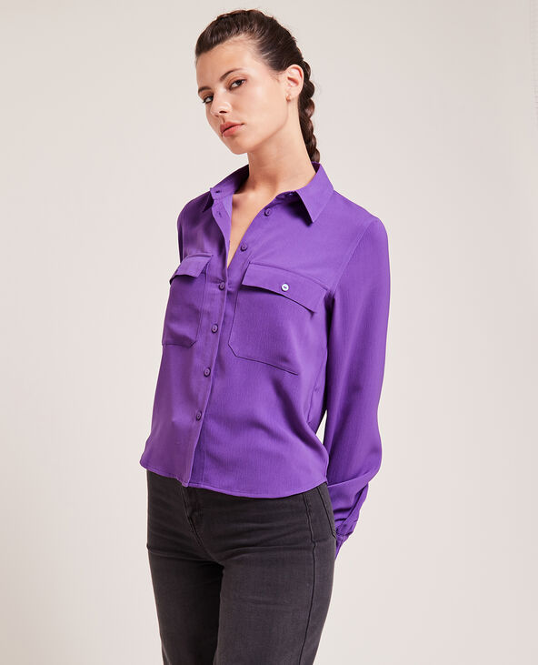 Chemise fluide violet - Pimkie
