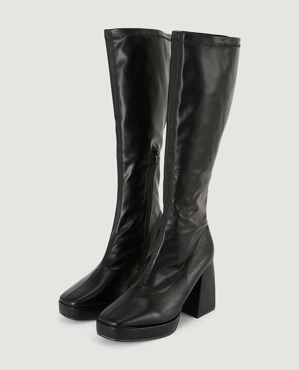 Bottes plateformes noir - Pimkie