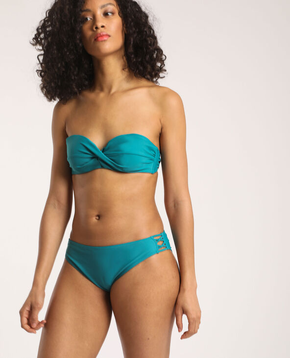 Bas de bikini bleu foncé - Pimkie