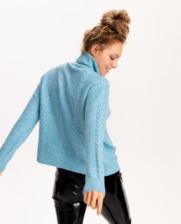 Legging store laine torsadé