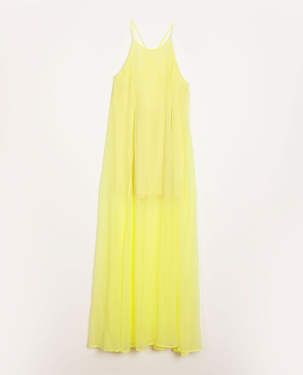 Robe longue et légère vert anis - Pimkie