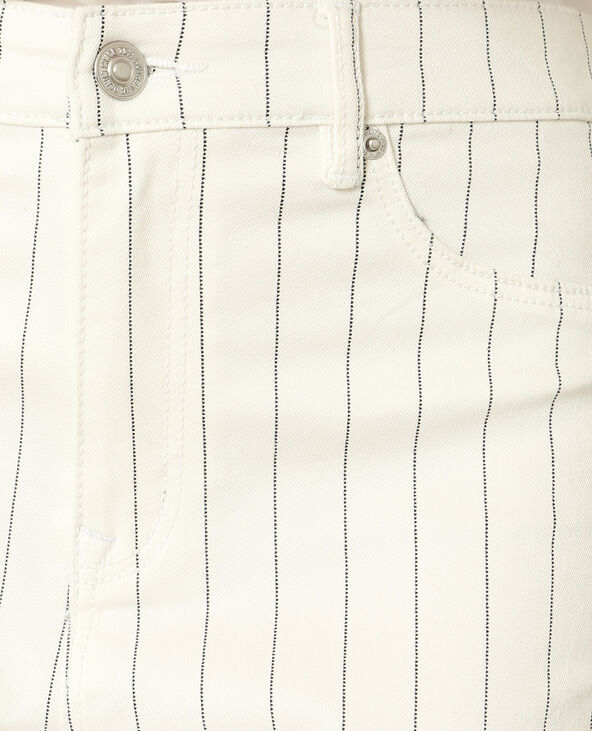 Pantalon skinny rayé blanc - Pimkie