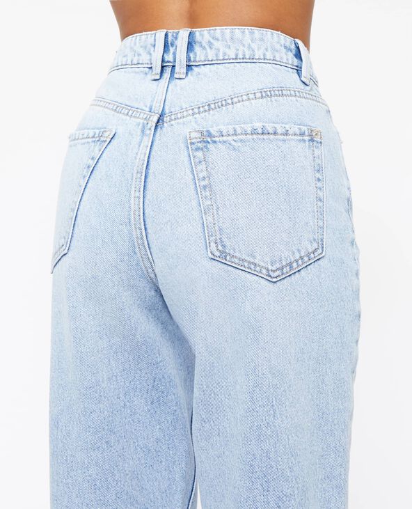 Jean mom taille haute bleu - Pimkie