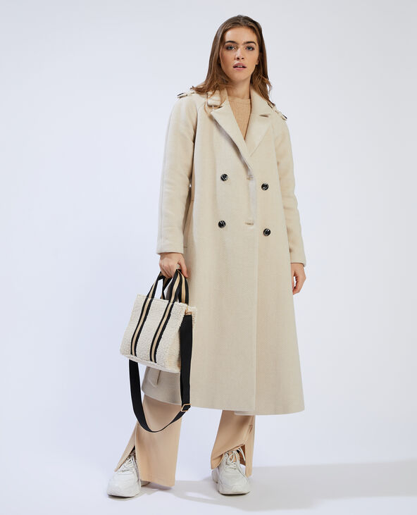 Manteaux long beige deals