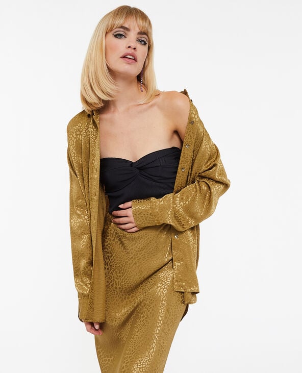 Chemise motif leopard on sale femme