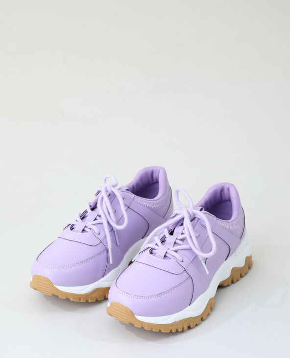 Baskets dad shoes lilas - Pimkie