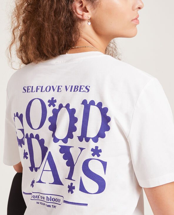 T-shirt col rond violet - Pimkie