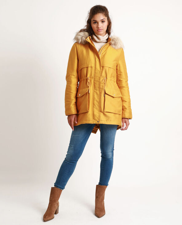 Parka chaude jaune ocre - Pimkie