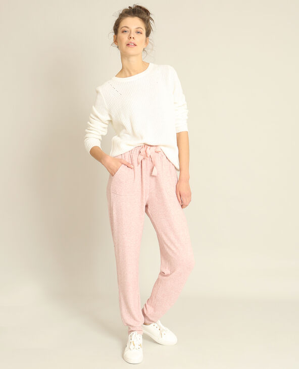 Jogpant tout doux rose clair - Pimkie
