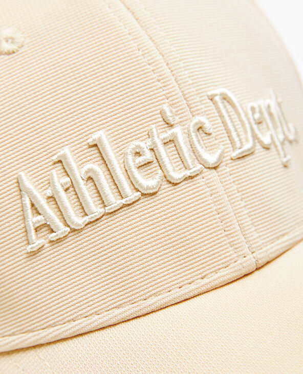 Casquette avec broderie devant beige - Pimkie