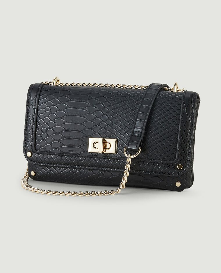 Sac pochette avec chaines noir - Pimkie