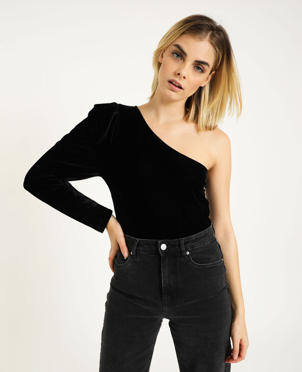 Body one shoulder noir - Pimkie