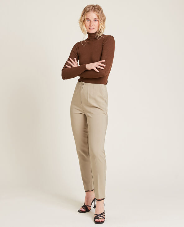 Pantalon cigarette taupe - Pimkie