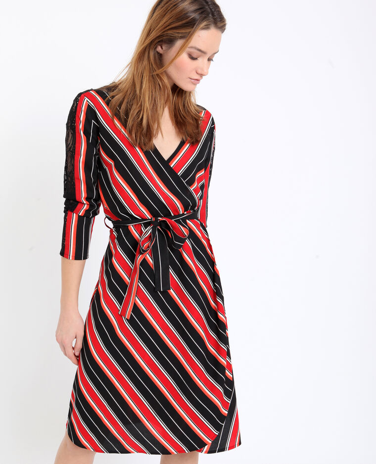 Robe Ã  rayures noir