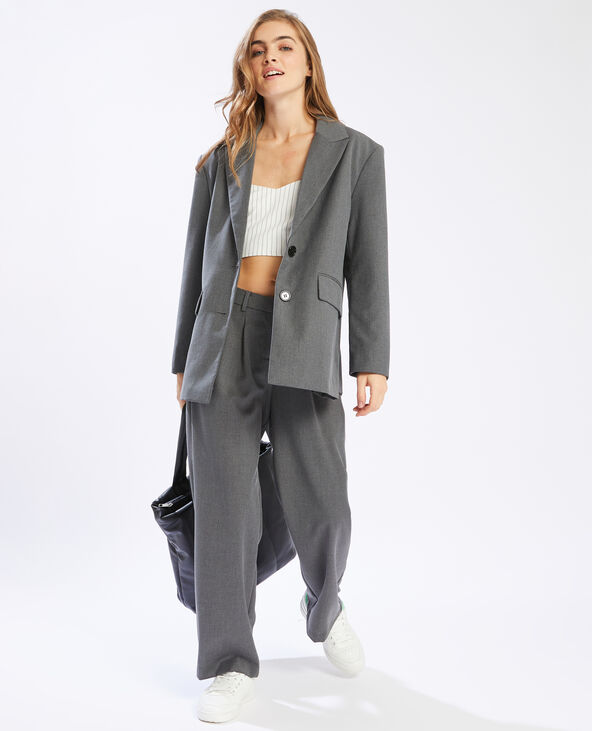Veste blazer a epaulettes