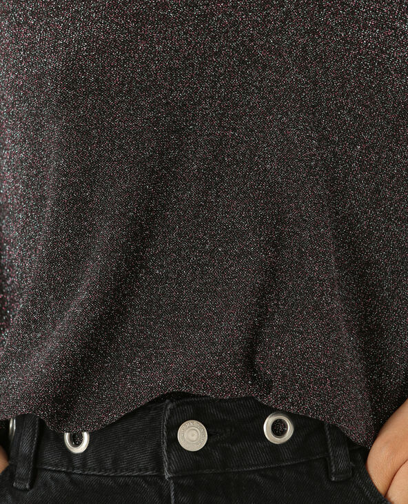 Pull en lurex noir - Pimkie