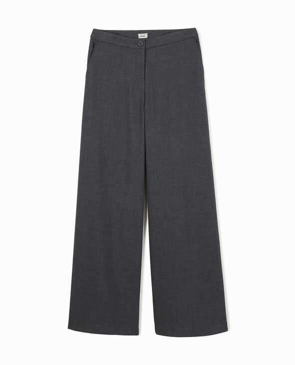 Pantalon droit et large gris foncé - Pimkie