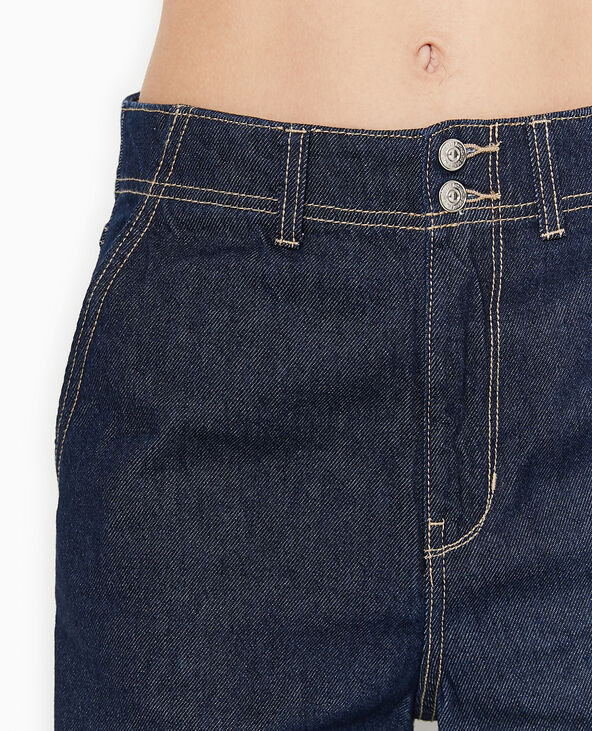 Jean wide taille haute bleu - Pimkie