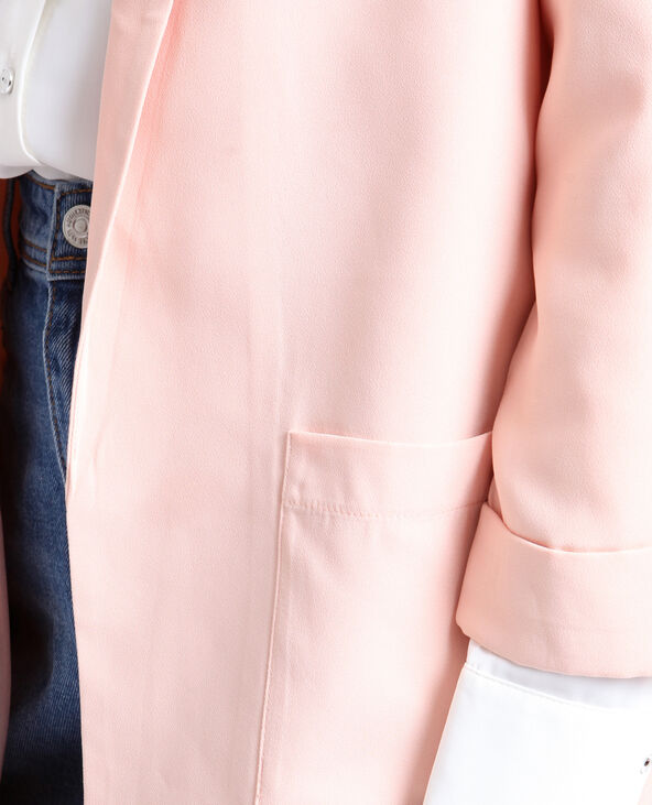 Blazer à manches 3/4 beige - Pimkie