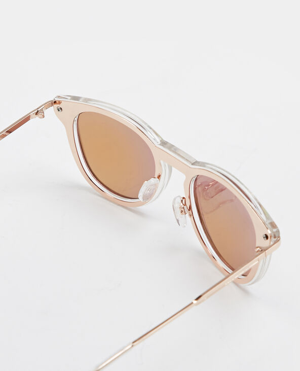 Lunettes de soleil effet miroir blanc - Pimkie