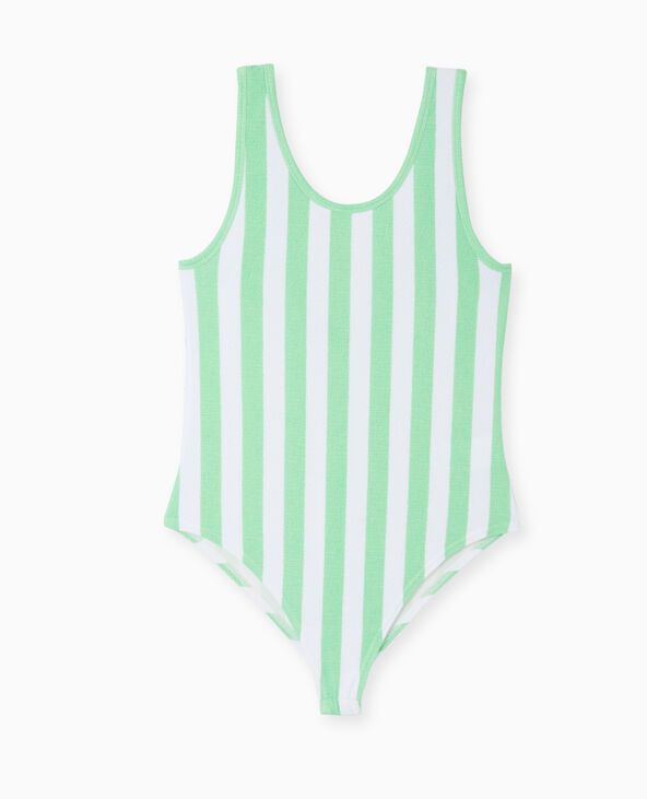 Body maille reliefée rayé vert clair - Pimkie