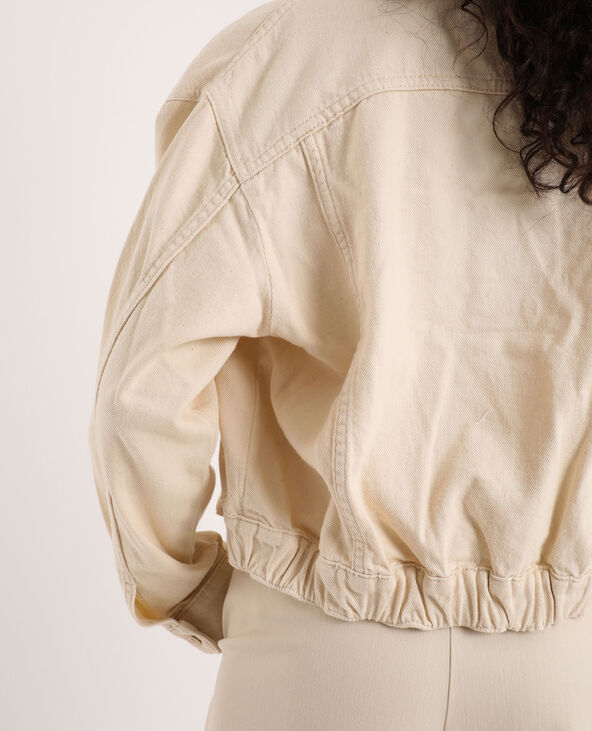 Veste en jean écru - Pimkie