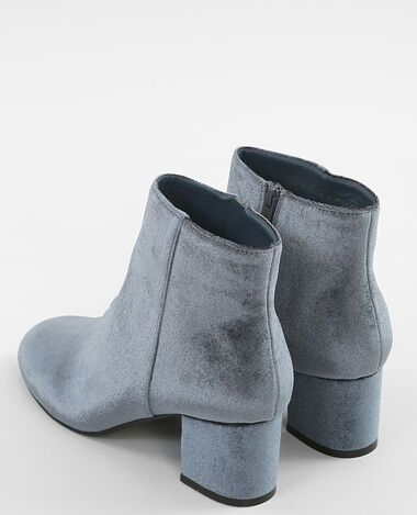 Boots velours gris foncé - Pimkie