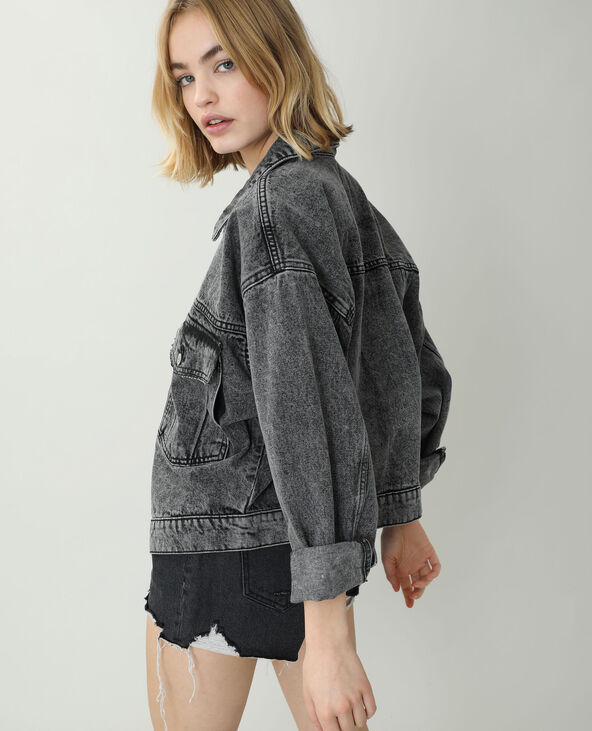 Veste en jean noir pimkie shop