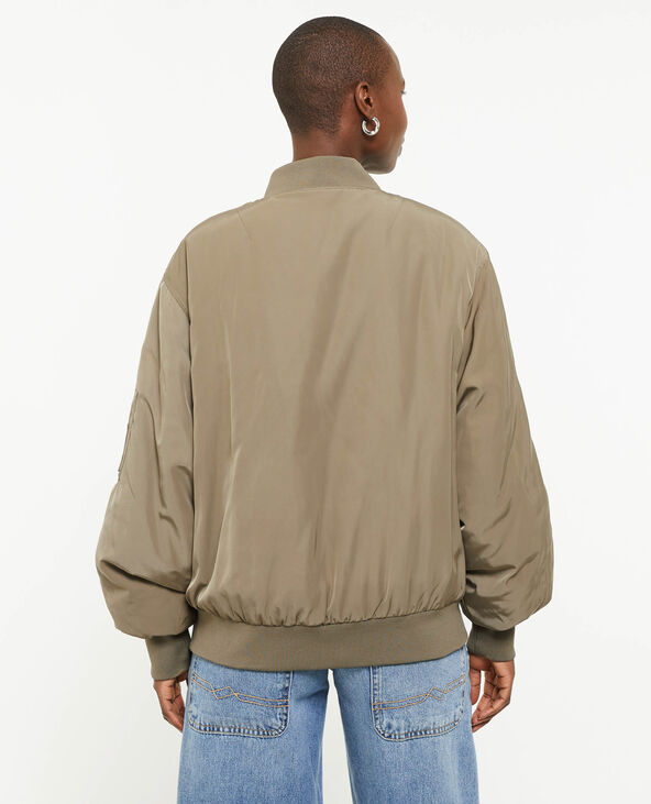 Bomber oversize vert kaki - Pimkie
