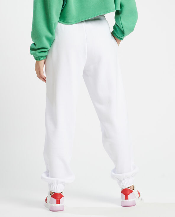 Pantalon de jogging molleton blanc - Pimkie