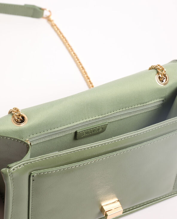 Sac bandoulière matelassé vert anis - Pimkie